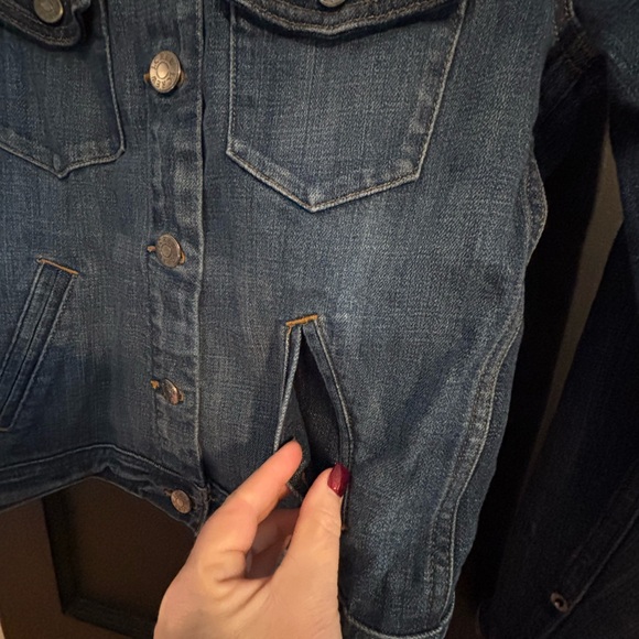 J. Crew Blue Denim Jean Jacket size S, EUC - Picture 5 of 9